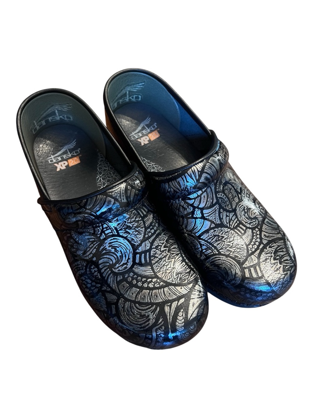 Dansko XP 20 Fossilized Patent Professional Nursing Clogs Women EU 38 US 7.5